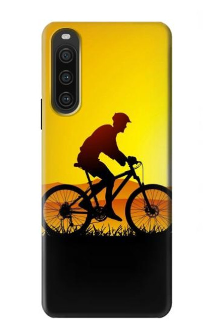 S2385 Bicycle Bike Sunset Case For Sony Xperia 10 V