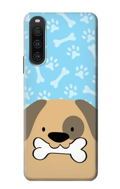 S2669 Cute Dog Paws Bones Cartoon Case For Sony Xperia 10 V