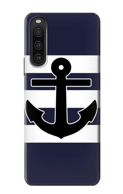 S2758 Anchor Navy Case For Sony Xperia 10 V