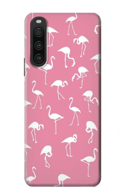 S2858 Pink Flamingo Pattern Case For Sony Xperia 10 V