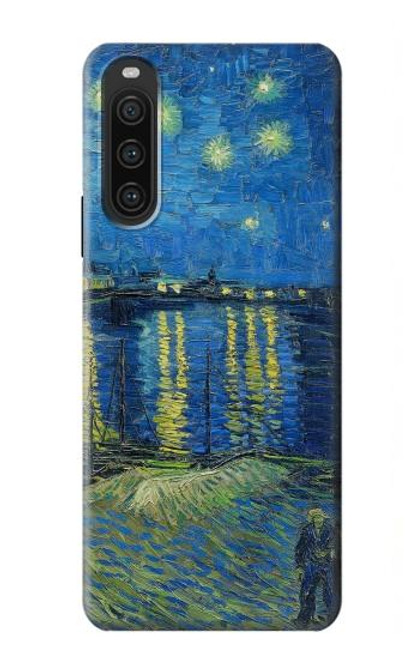 S3336 Van Gogh Starry Night Over the Rhone Case For Sony Xperia 10 V