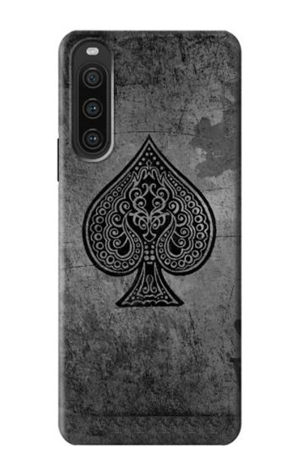 S3446 Black Ace Spade Case For Sony Xperia 10 V