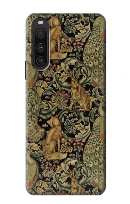 S3661 William Morris Forest Velvet Case For Sony Xperia 10 V