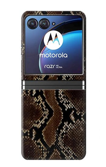 S0553 Snake Skin Case For Motorola Razr 40 Ultra