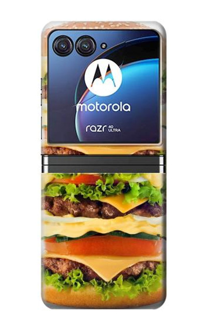 S0790 Hamburger Case For Motorola Razr 40 Ultra