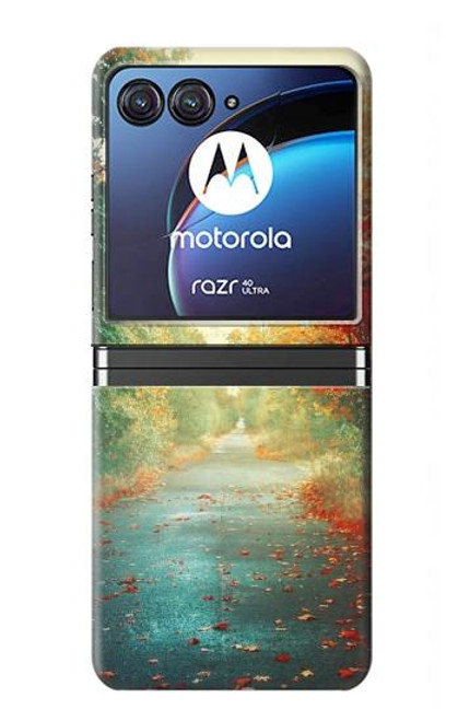 S0913 Road Through The Woods Case For Motorola Razr 40 Ultra