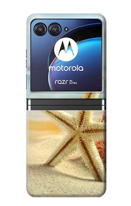 S1117 Starfish on the Beach Case For Motorola Razr 40 Ultra
