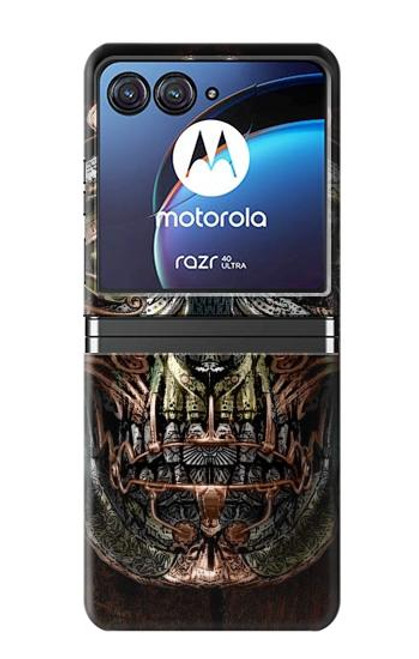 S1685 Steampunk Skull Head Case For Motorola Razr 40 Ultra