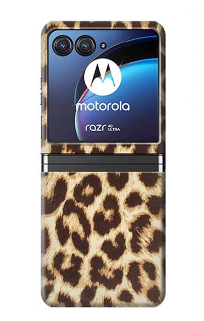 S2204 Leopard Pattern Graphic Printed Case For Motorola Razr 40 Ultra