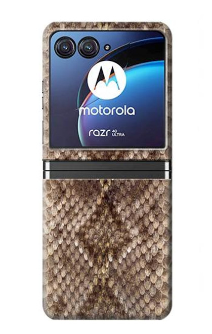 S2875 Rattle Snake Skin Graphic Printed Case For Motorola Razr 40 Ultra