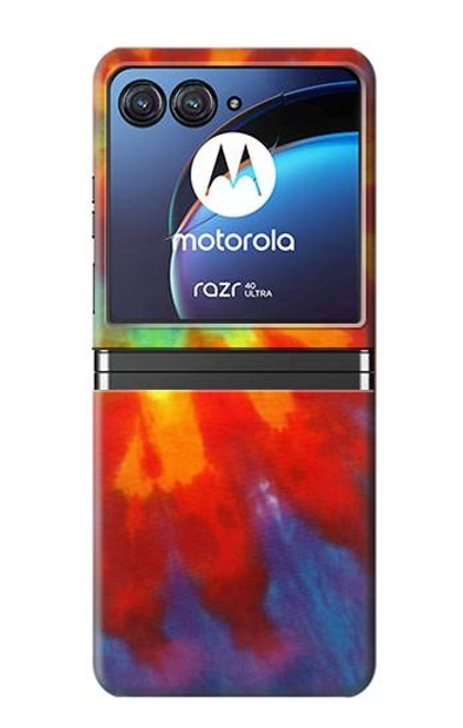 S2985 Colorful Tie Dye Texture Case For Motorola Razr 40 Ultra