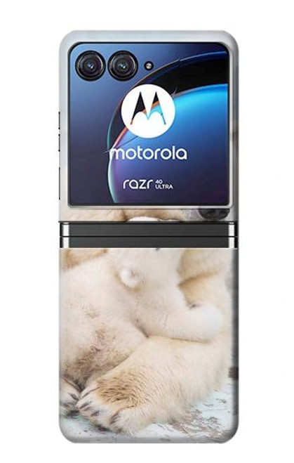 S3373 Polar Bear Hug Family Case For Motorola Razr 40 Ultra