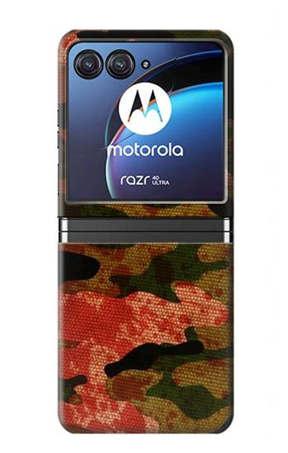 S3393 Camouflage Blood Splatter Case For Motorola Razr 40 Ultra