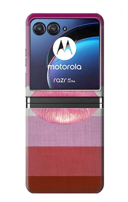 S3473 LGBT Lesbian Flag Case For Motorola Razr 40 Ultra