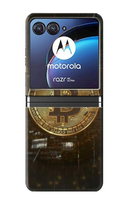 S3798 Cryptocurrency Bitcoin Case For Motorola Razr 40 Ultra