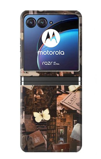 S3877 Dark Academia Case For Motorola Razr 40 Ultra