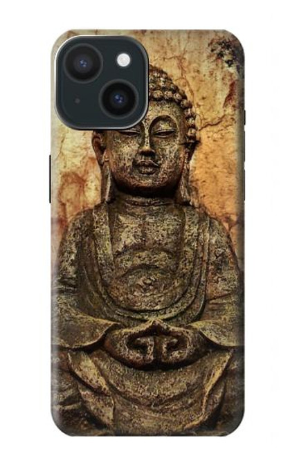 S0344 Buddha Rock Carving Case For iPhone 15