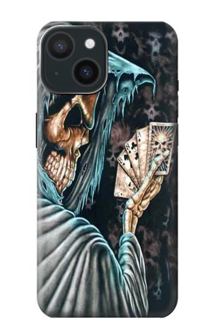 S0748 Grim Reaper Death Poker Case For iPhone 15