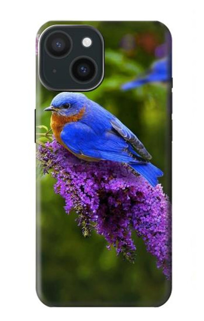 S1565 Bluebird of Happiness Blue Bird Case For iPhone 15