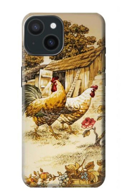 S2181 French Country Chicken Case For iPhone 15 S2181 French Country Chicken Case For iPhone 15