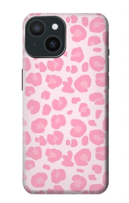 S2213 Pink Leopard Pattern Case For iPhone 15