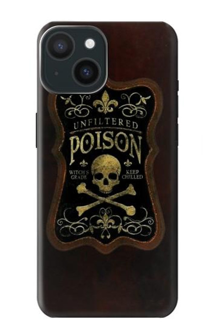 S2649 Unfiltered Poison Vintage Glass Bottle Case For iPhone 15