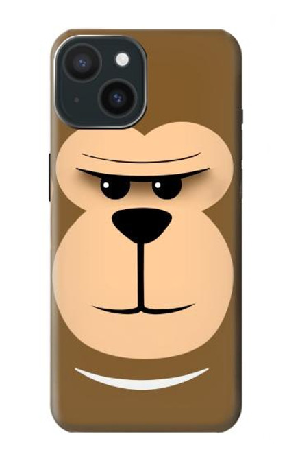 S2721 Cute Grumpy Monkey Cartoon Case For iPhone 15