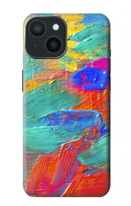 S2942 Brush Stroke Painting Case For iPhone 15