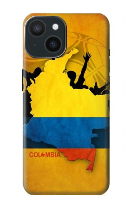 S2996 Colombia Football Soccer Case For iPhone 15