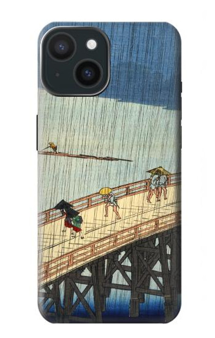 S3347 Utagawa Hiroshige Sudden shower Case For iPhone 15