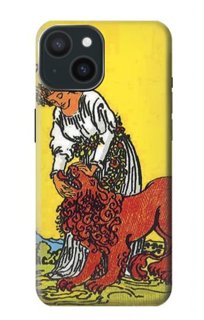 S3458 Strength Tarot Card Case For iPhone 15