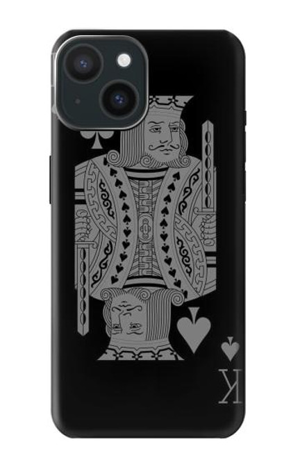 S3520 Black King Spade Case For iPhone 15
