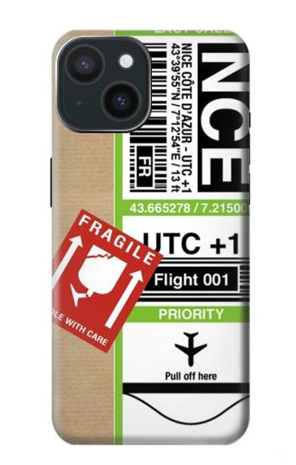 S3543 Luggage Tag Art Case For iPhone 15