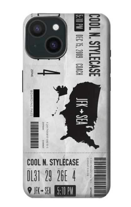 S3615 Airline Boarding Pass Art Case For iPhone 15