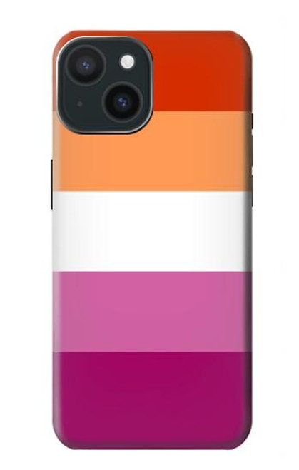 S3887 Lesbian Pride Flag Case For iPhone 15