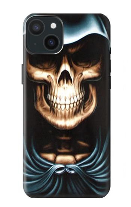 S0225 Skull Grim Reaper Case For iPhone 15 Plus