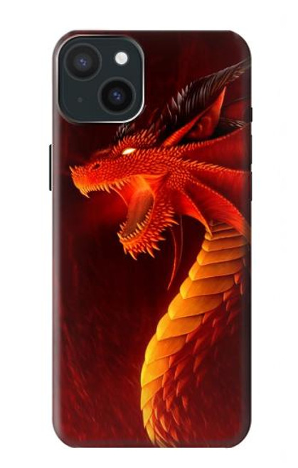 S0526 Red Dragon Case For iPhone 15 Plus