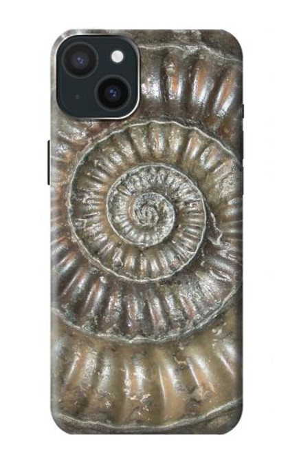 S1788 Ammonite Fossil Case For iPhone 15 Plus