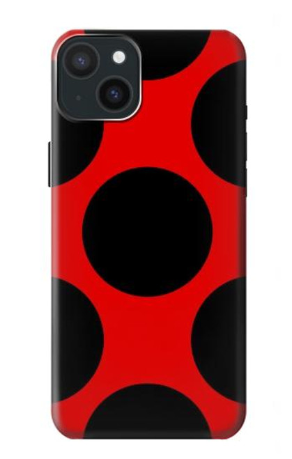 S1829 Ladybugs Dot Pattern Case For iPhone 15 Plus