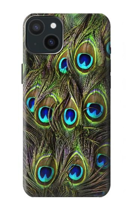 S1965 Peacock Feather Case For iPhone 15 Plus