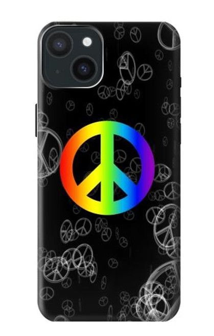 S2356 Peace Sign Case For iPhone 15 Plus