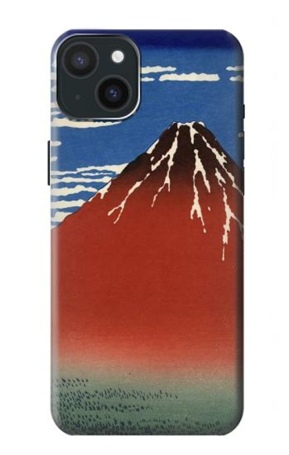 S2390 Katsushika Hokusai Red Fuji Case For iPhone 15 Plus