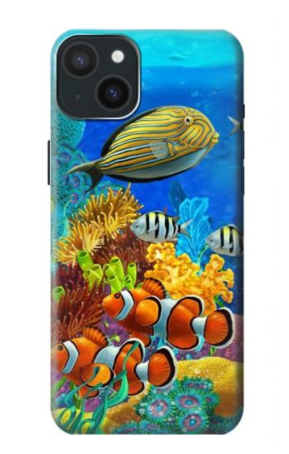 S2568 Sea Seabed Fish Corals Underwater Ocean Case For iPhone 15 Plus