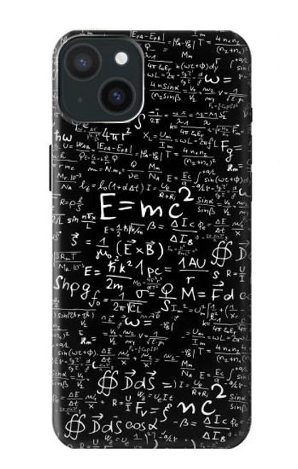 S2574 Mathematics Physics Blackboard Equation Case For iPhone 15 Plus
