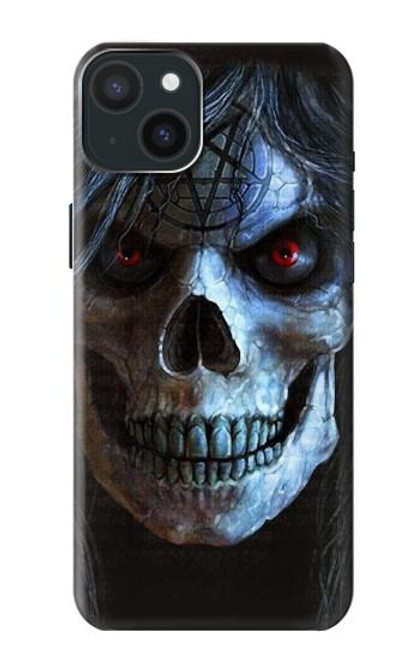 S2585 Evil Death Skull Pentagram Case For iPhone 15 Plus