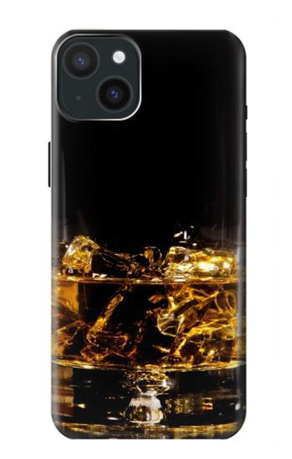 S2742 Ice Whiskey Whisky Glass Case For iPhone 15 Plus