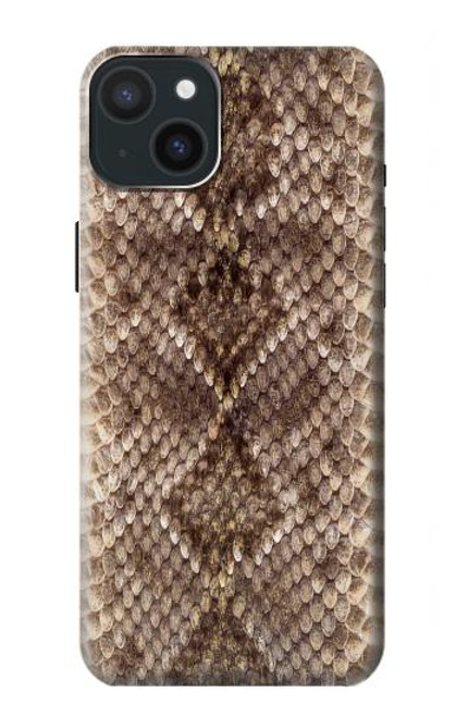 S2875 Rattle Snake Skin Graphic Printed Case For iPhone 15 Plus