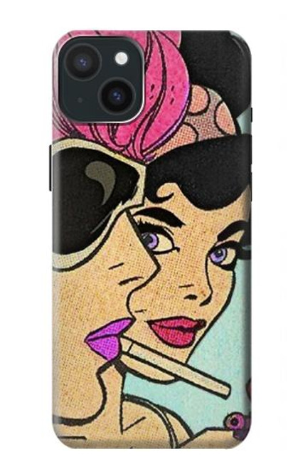 S3171 Girls Pop Art Case For iPhone 15 Plus