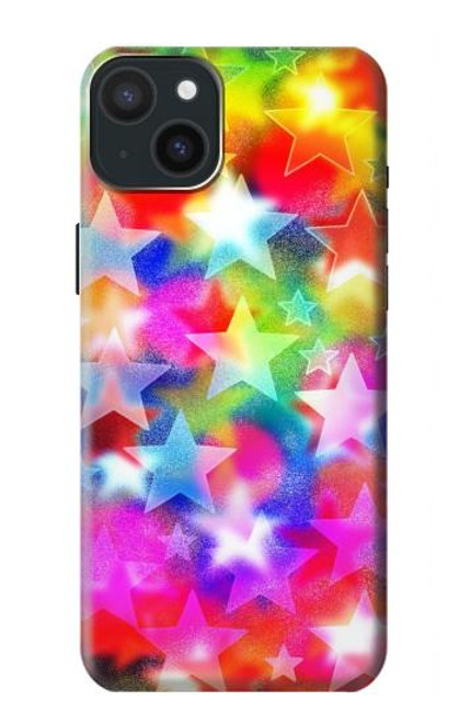 S3292 Colourful Disco Star Case For iPhone 15 Plus