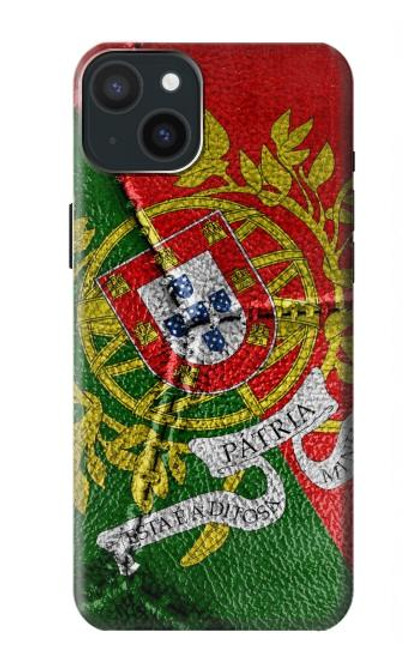 S3300 Portugal Flag Vintage Football Graphic Case For iPhone 15 Plus